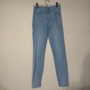 American Eagle Outfitters High Rise Light Blue Jeans